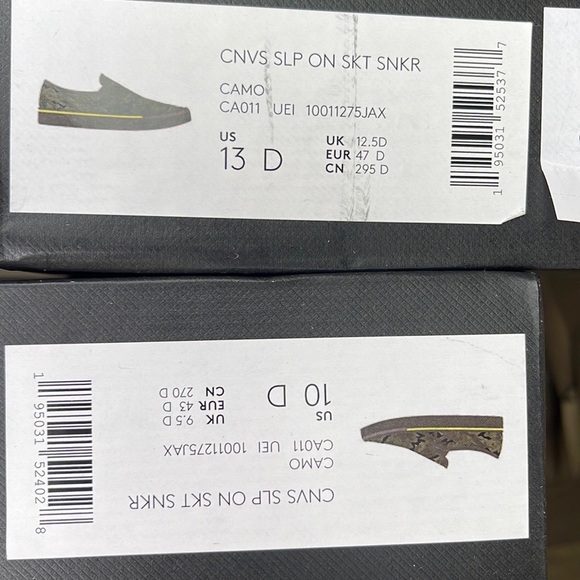 Coach Slip On Skate Sneaker In Camo Print CA011 Men’s - Picture 10 of 16